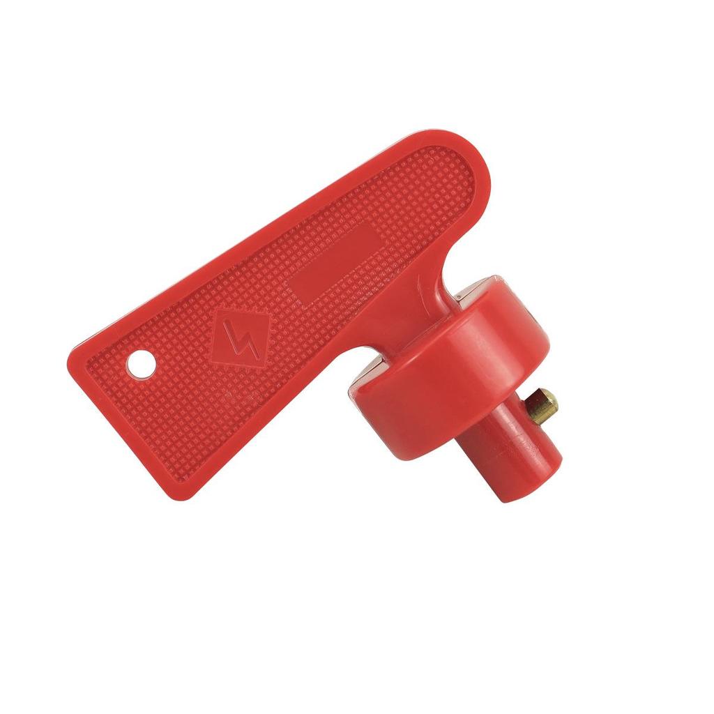 Dual-Hole Keyed RV Battery Disconnect Switch - Power Cut-off Isolator