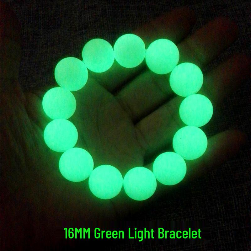 Świecąca w ciemności bransoletka dla par - Fluorescencyjny kamień Nocna Perła dla mężczyzn i kobiet