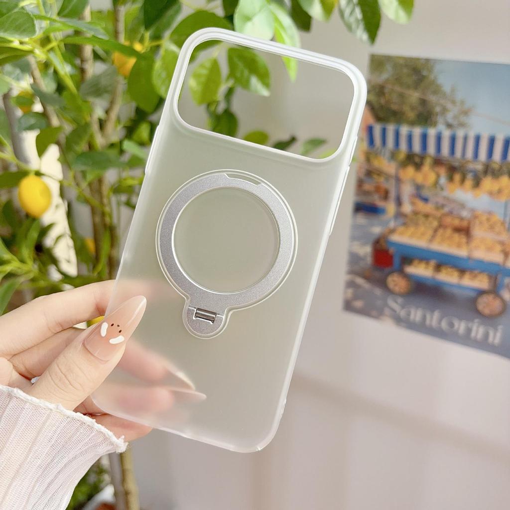 Husă Transparentă Rotativă Magnetică 360° pentru iPhone 17 Pro - Acoperire Completă
