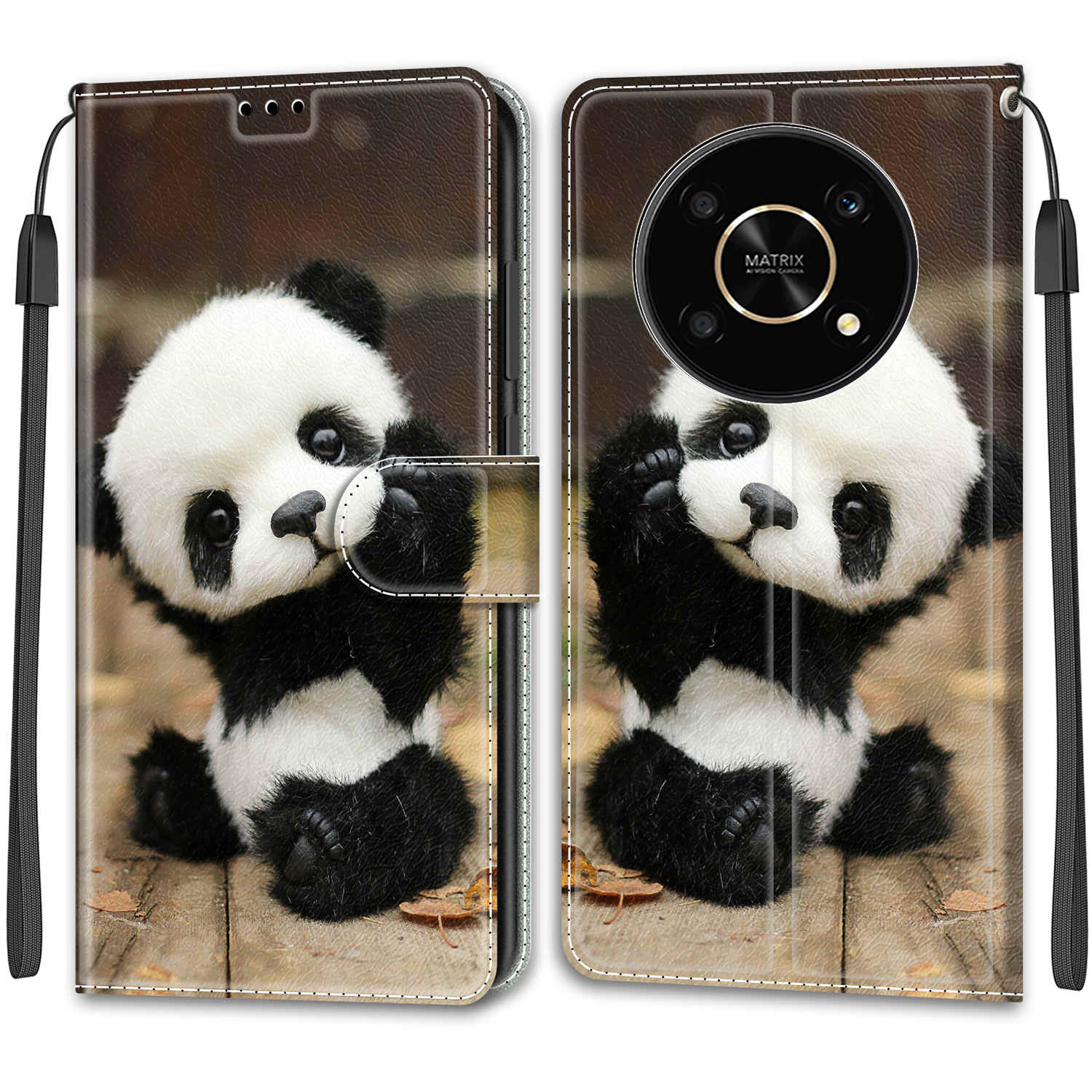 

Роскошный окрашенный кожаный чехол-кошелек в стиле книжки, защитный чехол для Huawei Honor X7B X6B X8A X6A X9A X7A X50 Honor90 Magic6 Lite Huawei Y5 Y6 P30 Lite Honor X9B