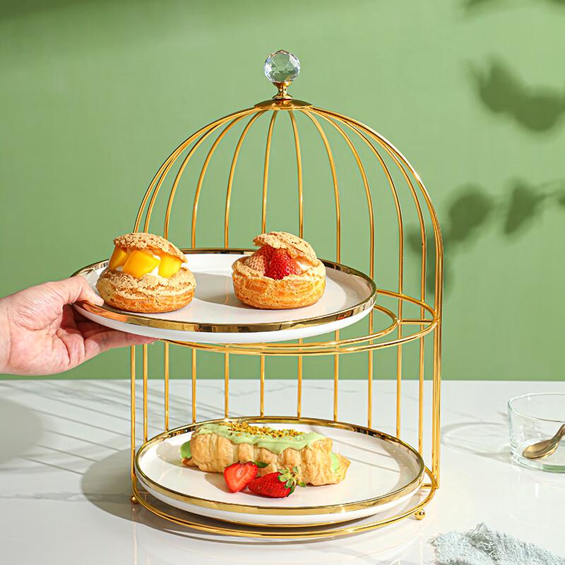 Nordic Three-Tier Birdcage Dessert Display Stand