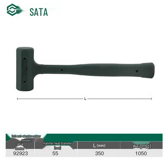 SATA Tools Anti-vibration Rubber Hammer - No Rebound (Models 92901-92904)
