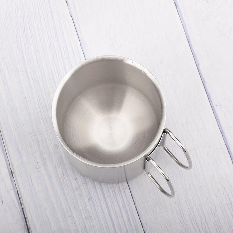 Zhongzhanggui Verdickter doppelwandiger 304 Edelstahl Outdoor tragbarer Becher