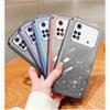 KEYSION Luxury Plating Glitter Phone Case for Xiaomi POCO M4 Pro 4G 5G Transparent Soft TPU Shockproof Back Cover for POCO M4 Pro 5G