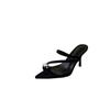 Pointed high-heeled retro cool slippers for women's summer wear new niche set of toe strap sandals