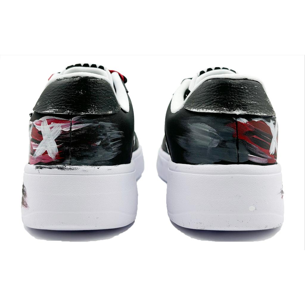 Li Ning Floating Boat Slip Resistant, Abrasion Resistant, Breathable Low top Skateboard Shoes Men's White Red Black AGCS419-1(Team631-)