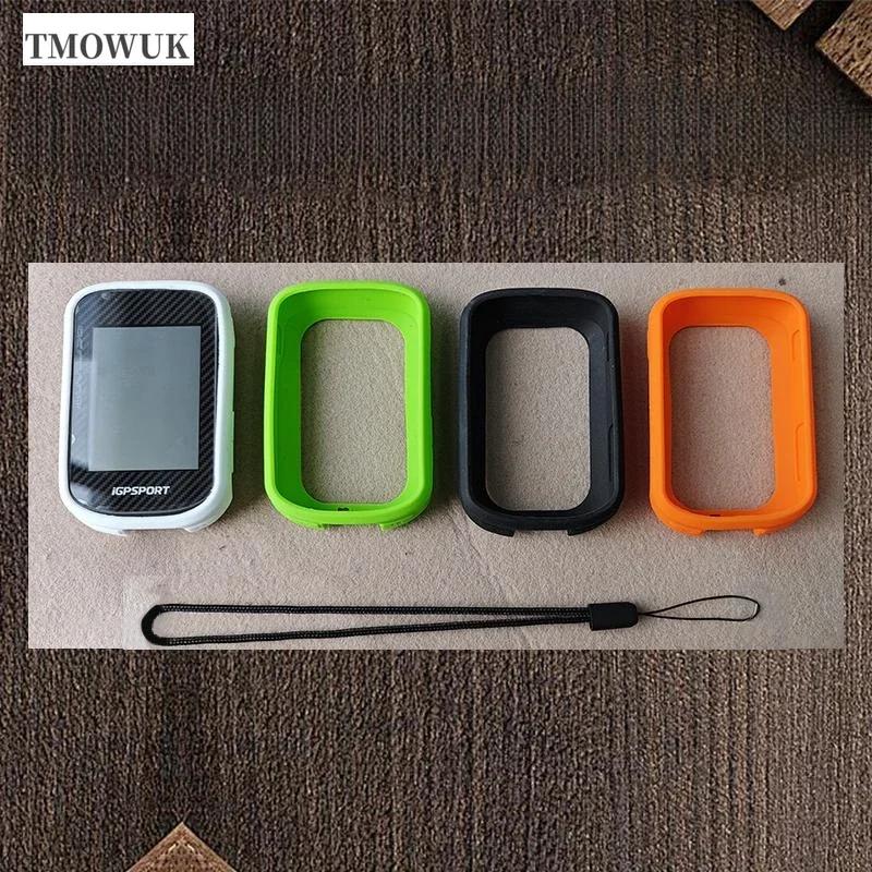 For IGPSPORT BSC200S BSC300T Silicone Protective Cover Bicycle Computer Screen Film Protective Case Anti-fall Scratch Resistant