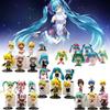 Miku Hatsune 6pcs Toys Doll Model Desktop Decoration Ornament Children Gift