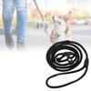 Nylon Leash Pet No Collar Needed Adjustable Length 120cm For Dogs Durable Black