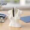 Doctor Uniform Pen Cup Nurse Holder, 3D Printed Medical Theme Desk Organizer for Staff Gift Pens Makeup Brushes Small Stationery, Decorative