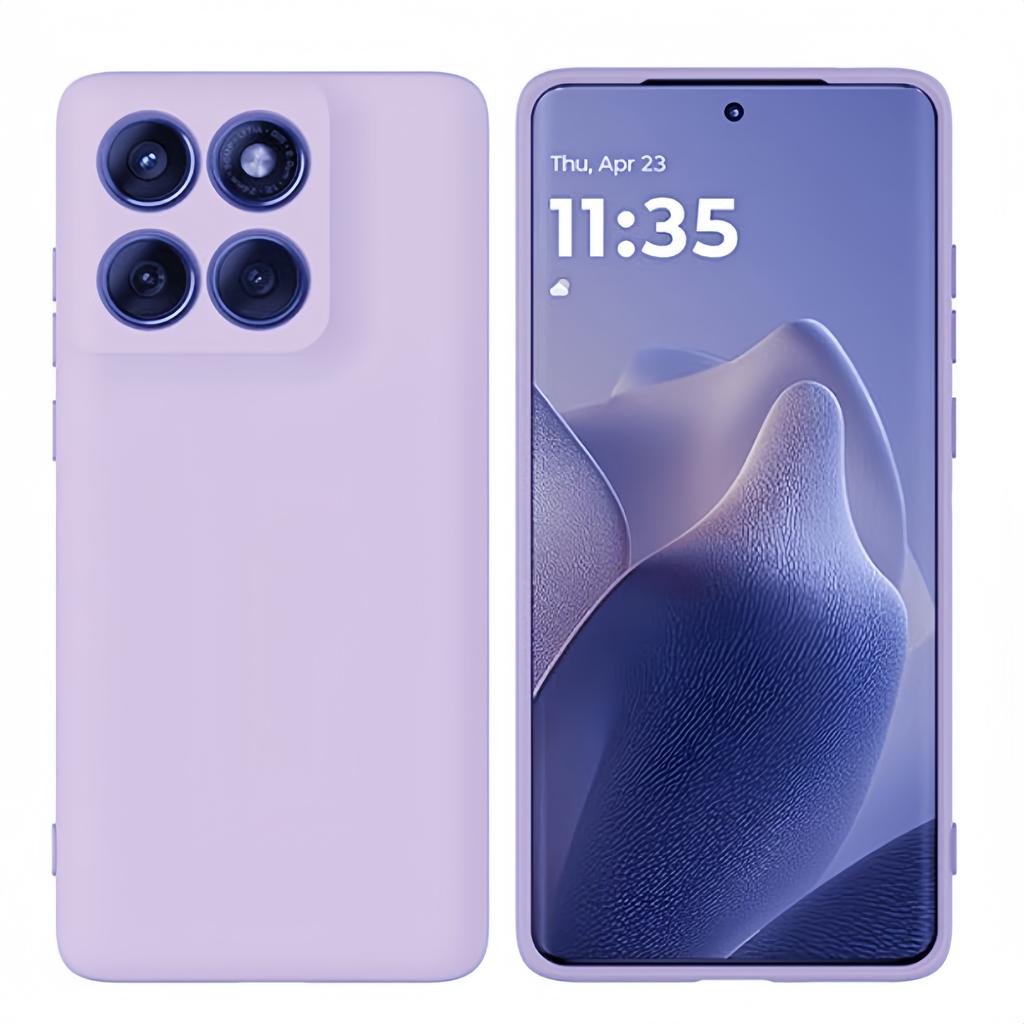 Funda Protectora de Silicona Líquida a Prueba de Golpes de Color Sólido para Teléfono Móvil MOTO Edge 70 60 50 Fusion Pro Ultra 60S