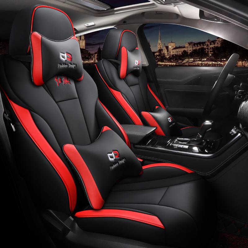 Original Leather Car Seat Cover for Hongqi H5 - Universal Fit, Full Coverage, All-Season, Five-Seat