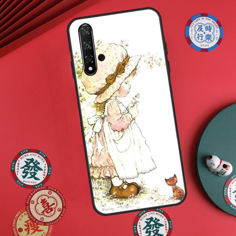 Sarah Kay pattern For Huawei Nova 11 Pro 9 10 SE Y70 Y60 Y90 Y61 Y91 Y73 Y72 12s 12i 11i 8i P30 P40 Lite Case
