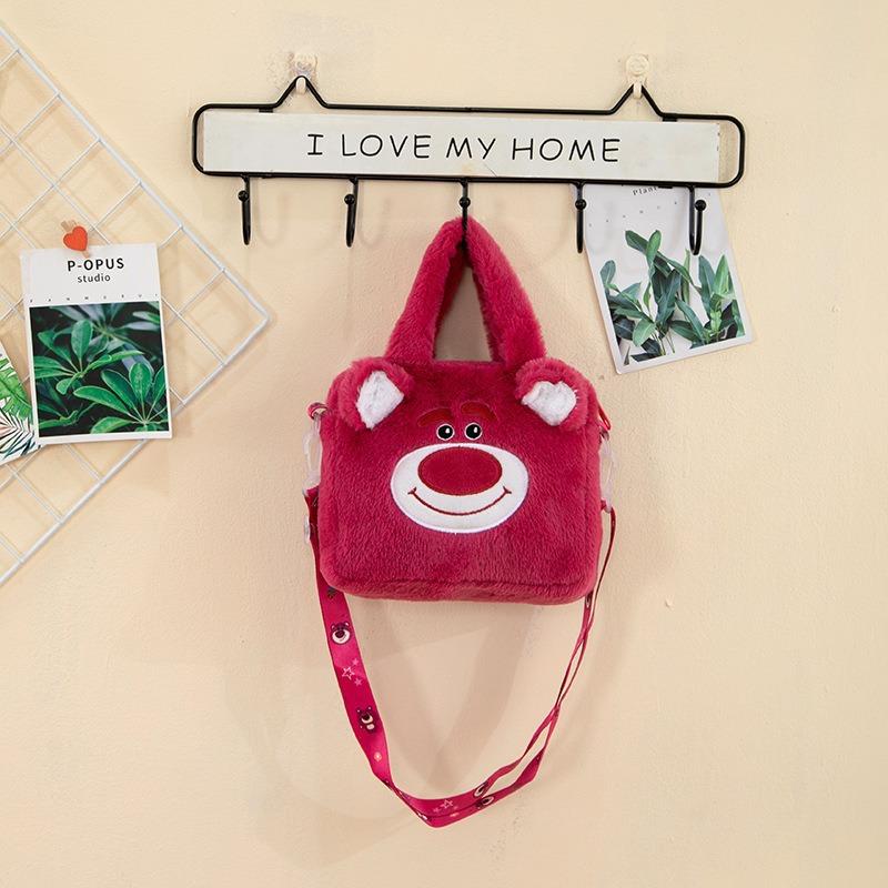 Plush * Bag Kuromi Melody Cartoon Anime Lightweight Handbag Crossbody Lovely Cute Storage Bag Women Girls Gift