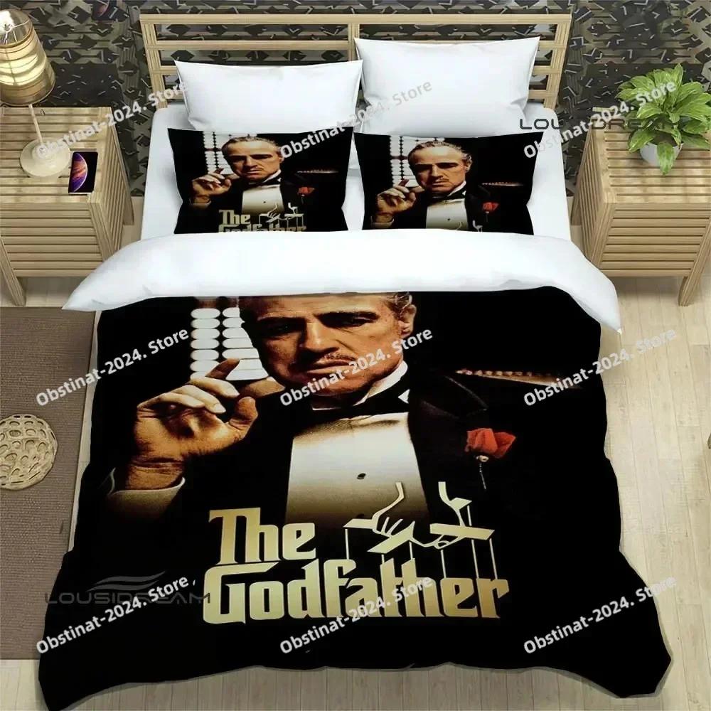 The Godfather Bedding Set Printed Single Comforter Quilt Bed Cover Duvet Cover Pillow Case 3 Pieces Set For Kids Adult Size
