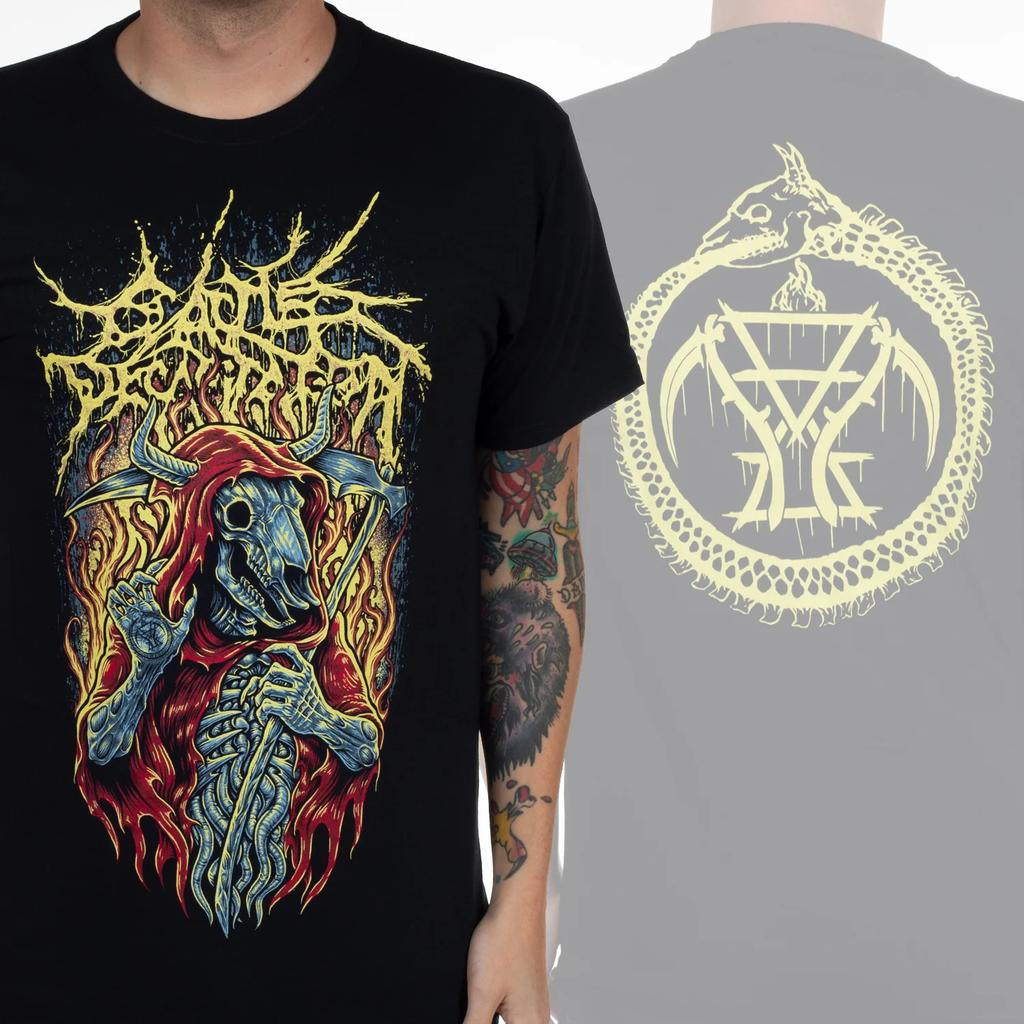 Cattle Decapitation Inspect Sign Casual Tshirt Luxury Brand for Men and Women Top