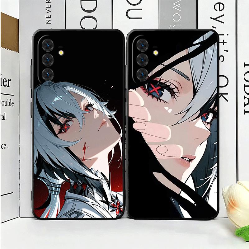 Genshin Impact Arlecchino Soft Phone Case for Samsung A17 A37 A57 A16 A26 A36 A56 A15 A25 A35 A55 A14 A24 A34 A54 A13 A23 A33 A5