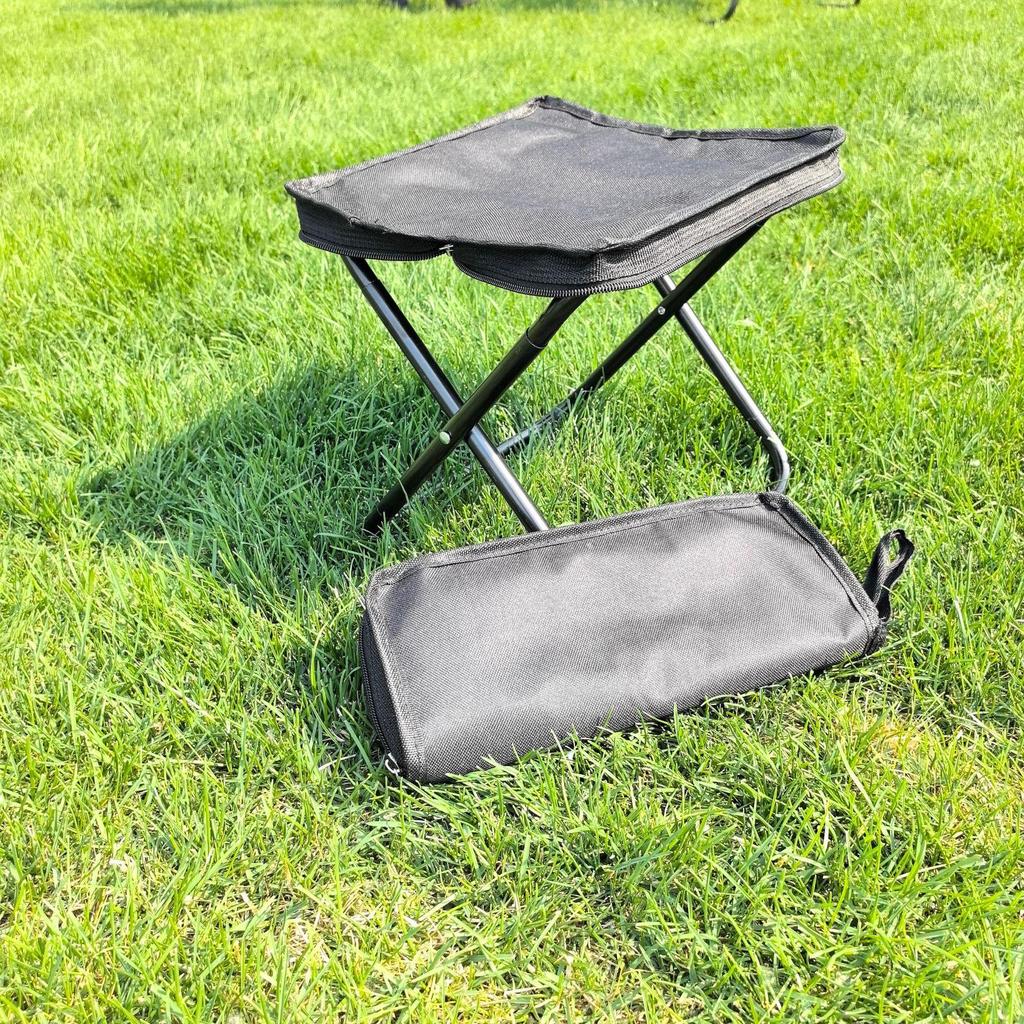Outdoor Folding Recliner: Height-Adjustable Moon Chair for Camping, Picnics, and Fishing