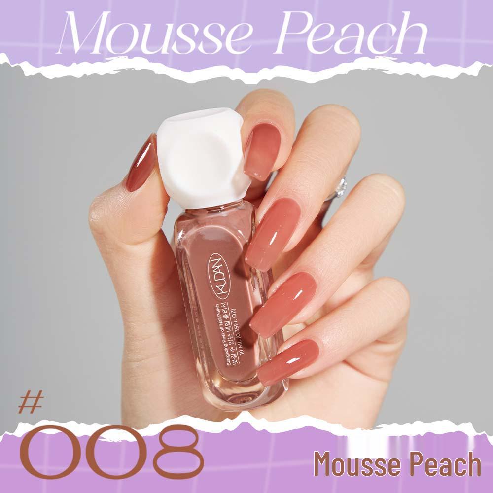 Cool Dan Peelable Quick-Dry Water-Based Nail Polish, Light Fragrance, New 10ml. Available in 41 Colors.