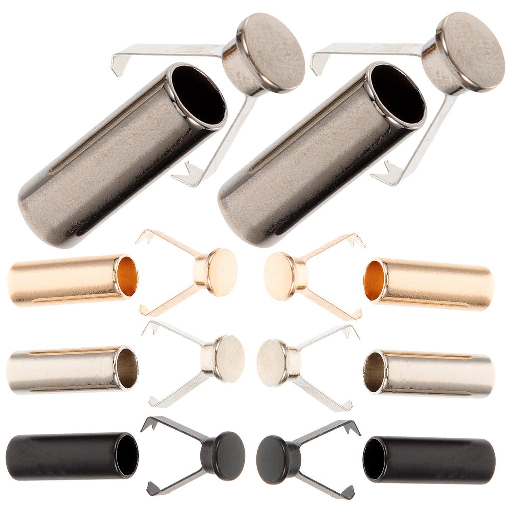 8pcs Shoelace Tips Metal Shoelace Aglets Replacement Shoe Lace Ends Tips