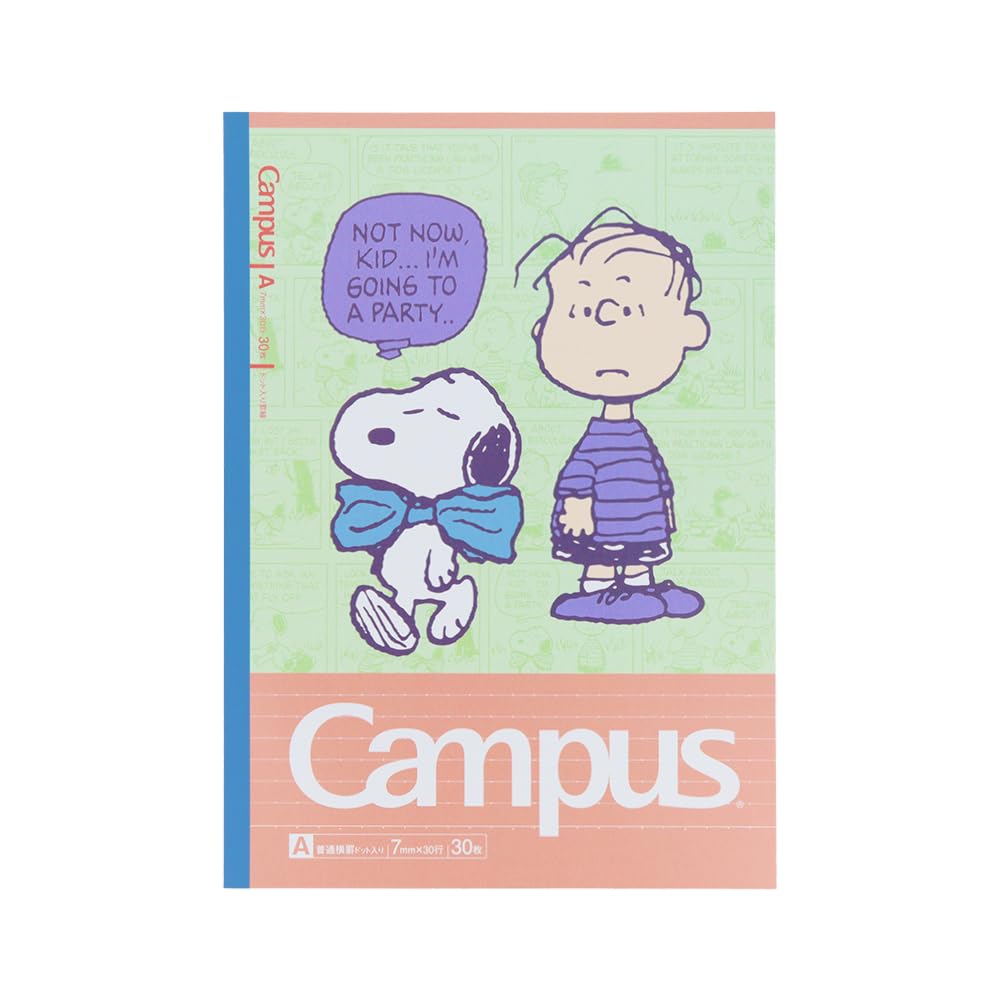 Stationery Snoopy Campus S2691728 Sun-Star Notebook, Notebook, A-Ruled, 5-Pack,