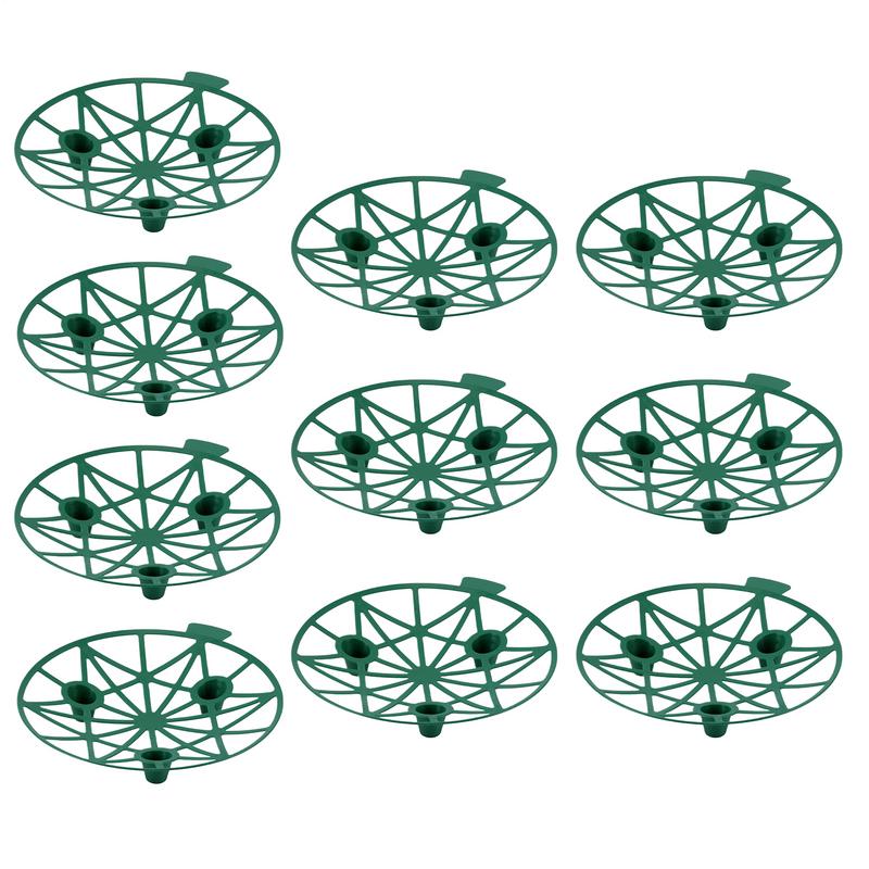 Watermelon Cradles 10 Pieces Watermelon Cradles Plant Supports Stackable Plant Growing Holder Rack for Squash Pumpkins