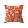 Christmas Theme Cute Santa Claus Print Pattern Cushion Cover Home Living Room Sofa Decoration Pillow Pillow Cover
