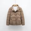 Autumn and winter new short down women's stand-up collar small simple casual jacket trendy and warm