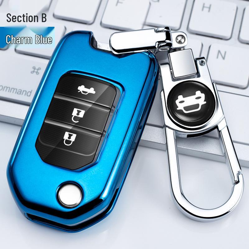 Honda Key Case Set: Compatible with Accord, Avancier, CRV, Vezel, Civic, XRV, Jade, Crider, Fit.