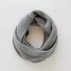 Prodigal Cashmere Rib Knit Long Snood Light 100% (Free Size, Gray)