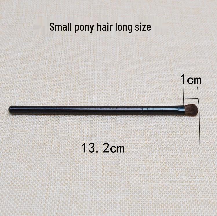 In-Stock Single Pony Hair Brush Set: Eyeshadow, Lip, Angled Nose, Contour, and Shading Makeup Tools
