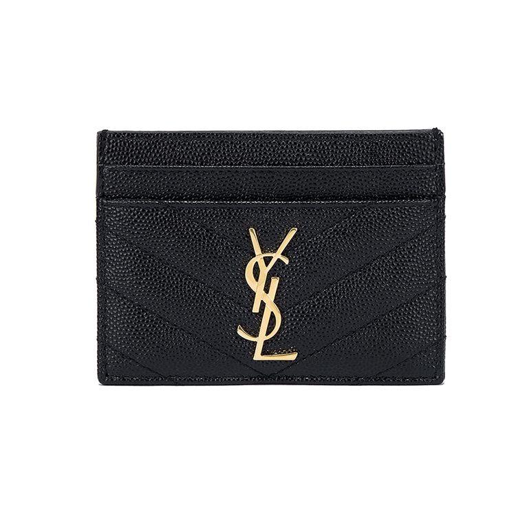 Saint Laurent kredītkartes maciņš Nero Sieviešu