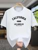 The 1130LOS1776 Printed Men'S T-Shirts Are Both Comfortable And Stretchy, Making Them Ideal for Summer Outdoor Activities. These Street-Style Round Ne