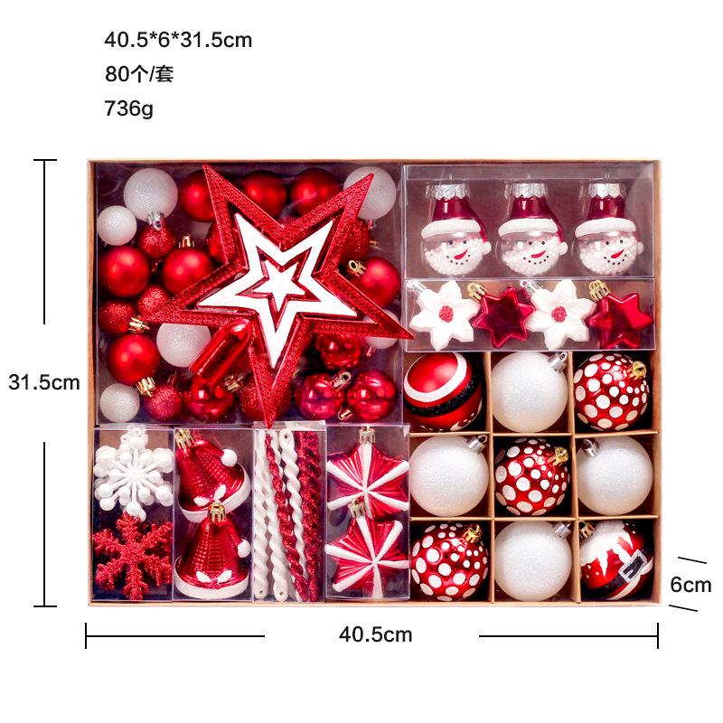 

Custom Hangings Hand Painted Luxury Printed New Christmas Product Ornaments High Quality Plastic Ball for Tree Decoration 40.5 6 31.5cm красный