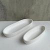 Oval Cement Ship Shape Candle Jar Silicone Molds DIY Concrete Plaster Flower Pot Wax Box Candle Tray Mould Home Decor