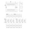 8 Channel NPN to PNP Converter Wide Voltage 10-28V Isolation Terminal Block for Electronic Signal Converter