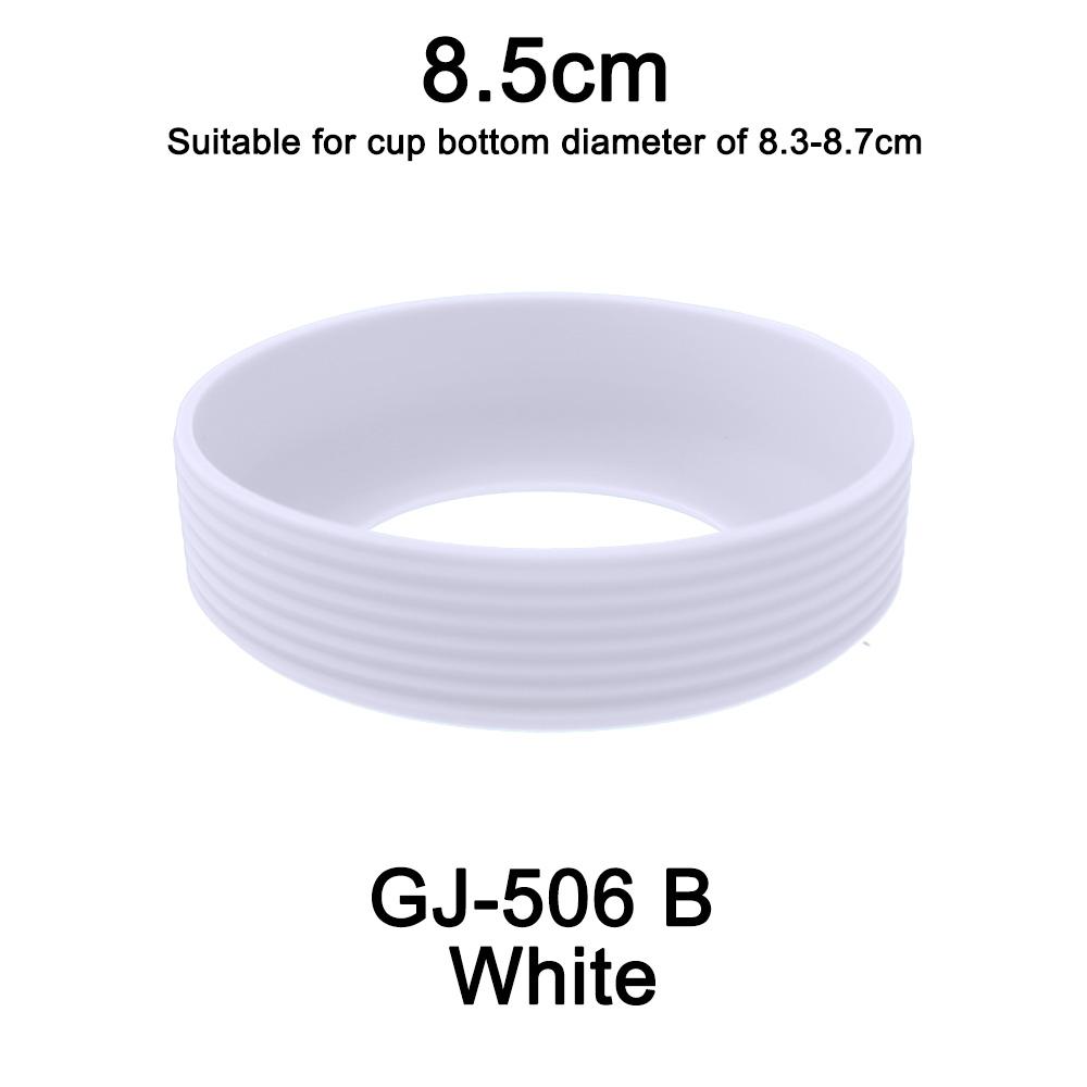 1 pièce 8,5 cm 21 g 15 couleurs Fileté Silicone Souple Couvercle de Fond de Tasse Anneau Manchon Gaine Résistant à l'Usure Antidérapant Bonne Résistance