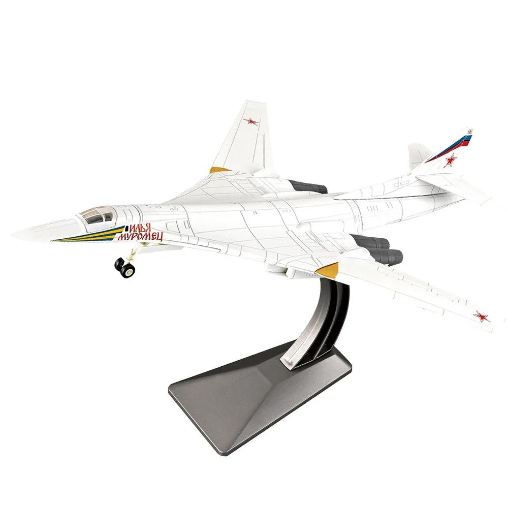 Créatif 1:Modèle d'avion de transport à l'échelle 100 TU-160 Y-20 Modèle de bombardier Conception détaillée Avion de chasse Cadeaux pour garçons