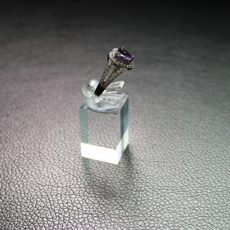 7-Piece Transparent Acrylic Jewelry Display Stands: Round & Square