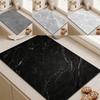 Marble Pattern Printed Kitchen Countertop Drain Pad Anti-Scald Heat-Resistant Dish Drying Pad Home Drying Coffee Tableware Mat