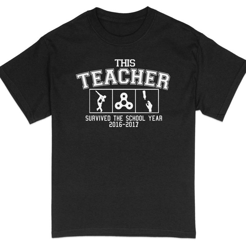 32 Teacher Survival T Shirt School Year 2016 2017 Funny Educator End