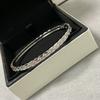 Elegant Diamond Grid Couple Bracelet for Women Simple and Versatile Fashion Jewelry