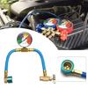 Car Air Conditioning R134A Refrigerants Recharge Hose with Pressure Gauge 100PSI Measuring Kit Car Accessories