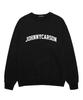 JOHNNY CARSON Arch Logo Overpit Sweatshirt (Jclts003) Black