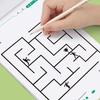 Non-Toxic 64 Maze Challenge Game Book Student Concentration Training Intelligence Development Puzzle Children Spatial Thinking Maze Game