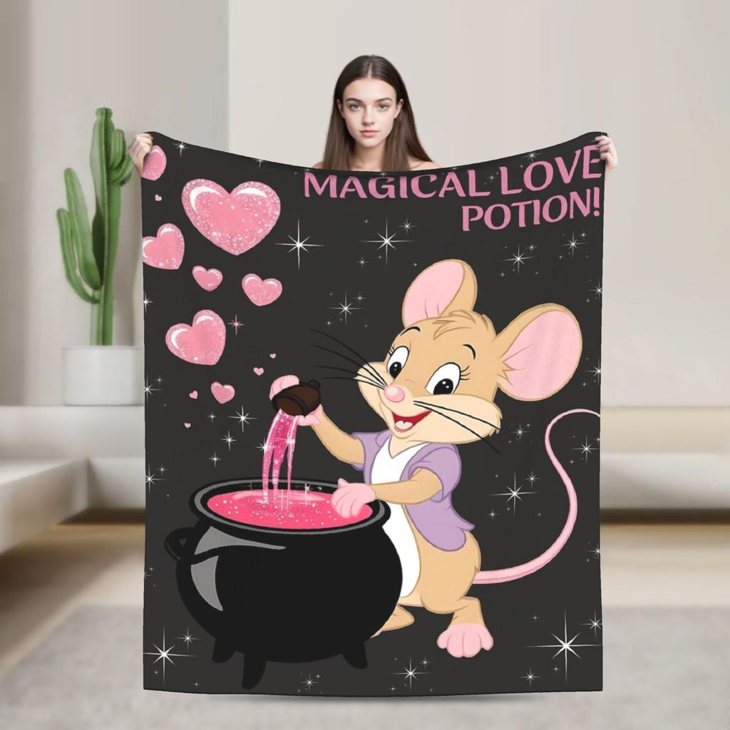 Funny Cartoon D-Diddls Knitted Blankets Coral Fleece Plush Diddl Warm Throw Blankets for Bedroom Sofa Bed Rug