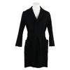 HELMUT LANG 16-6309101 Black Insight Out Wool Coat coat S blackUsed
