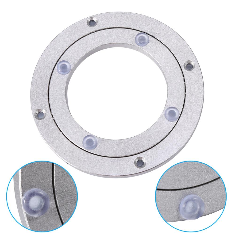 4in-10in Aluminium Alloy Rotating Bearing Plate Turntable Round Dining Table Round Rotating Bearing Plate Ball Bearing Plates