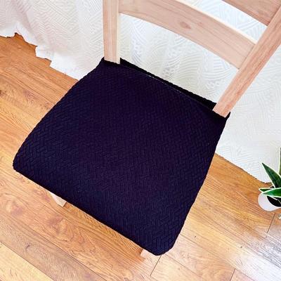Universeller verdickter Fleece Stretch Esszimmerstuhlbezug