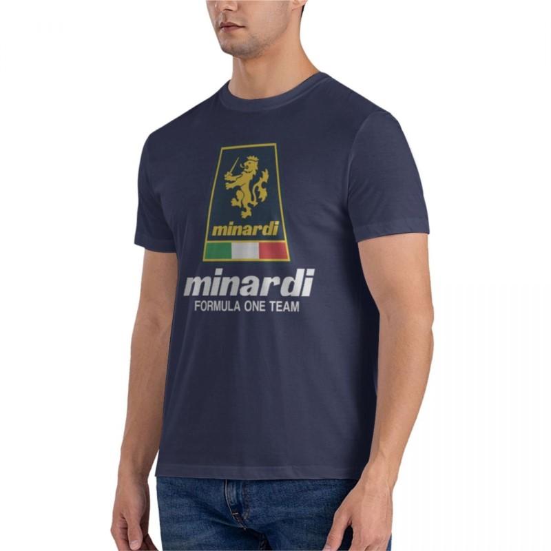 Summer Fashion T-shirt Men Minardi Racing Team Classic T-Shirt Mens Plain T Shirts Cute Tops Funny T Shirts